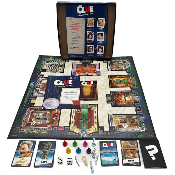 Hasbro Clue The Classic Mystery Board Game 2015 A5826 Board Game Family Fun - Picture 3 of 3